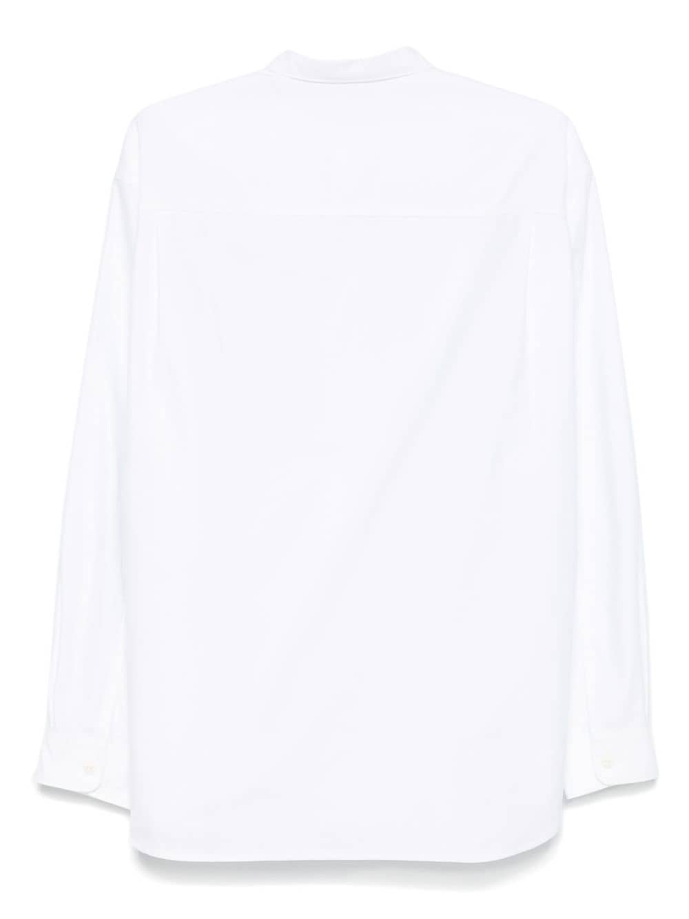 pintuck-detail shirt - 2