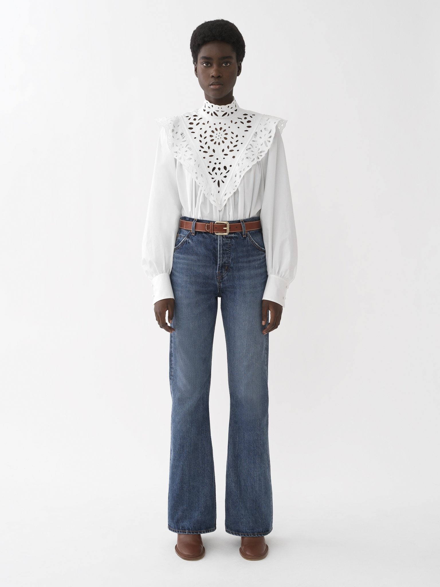 DENIM FLARE JEANS - 2