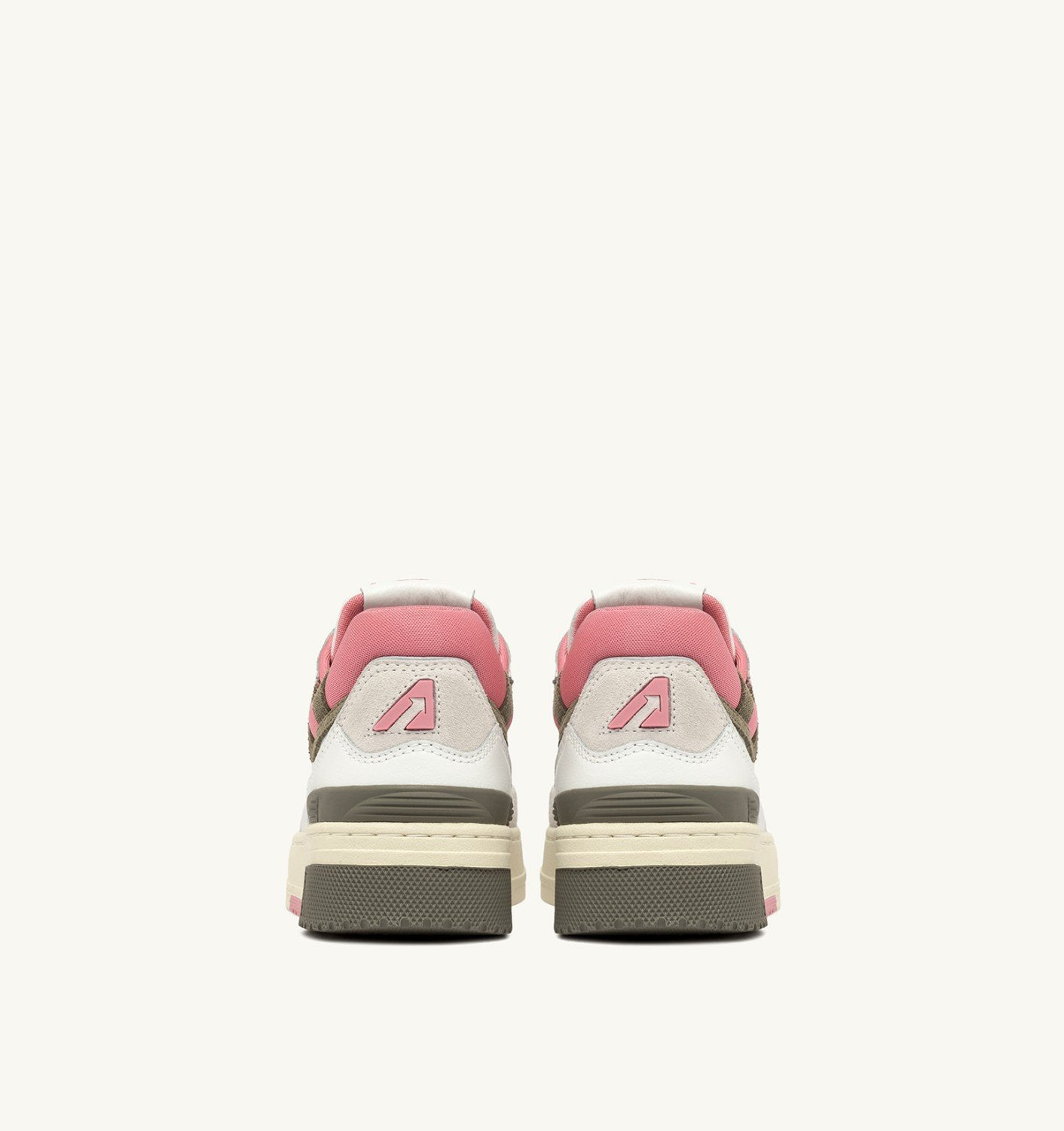 CLC LOW SNEAKERS IN WHITE AND GERANIUM LEATHER SUEDE - 5
