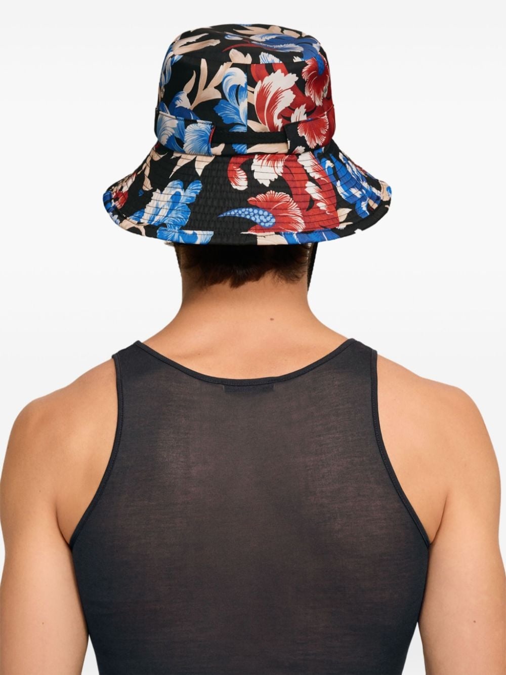 printed bucket hat - 4