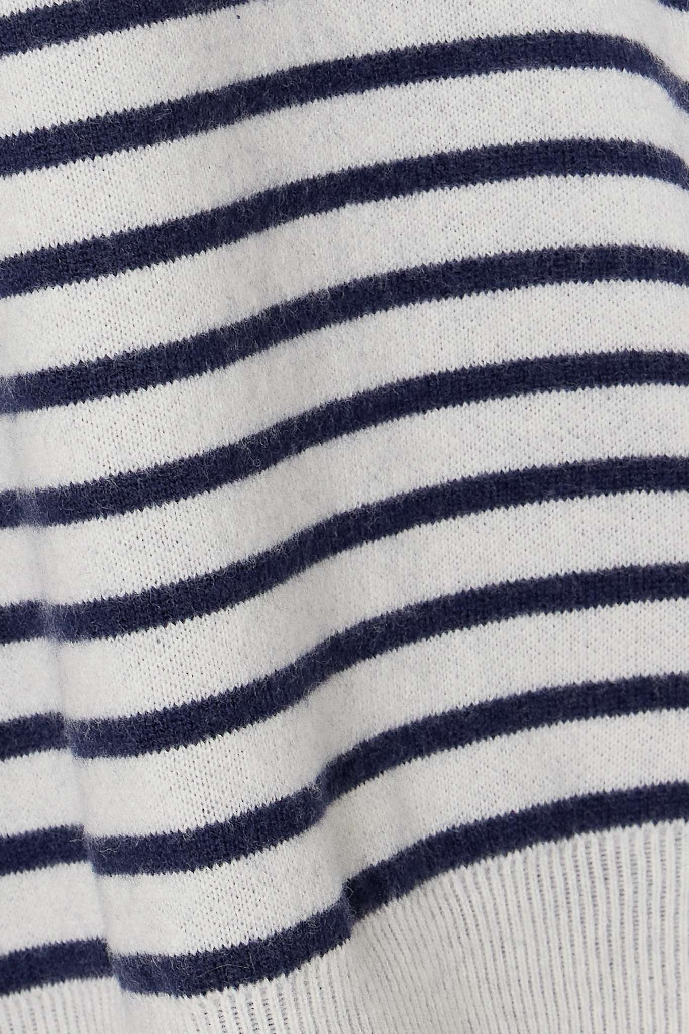 Striped wool-blend jacquard hoodie - 4