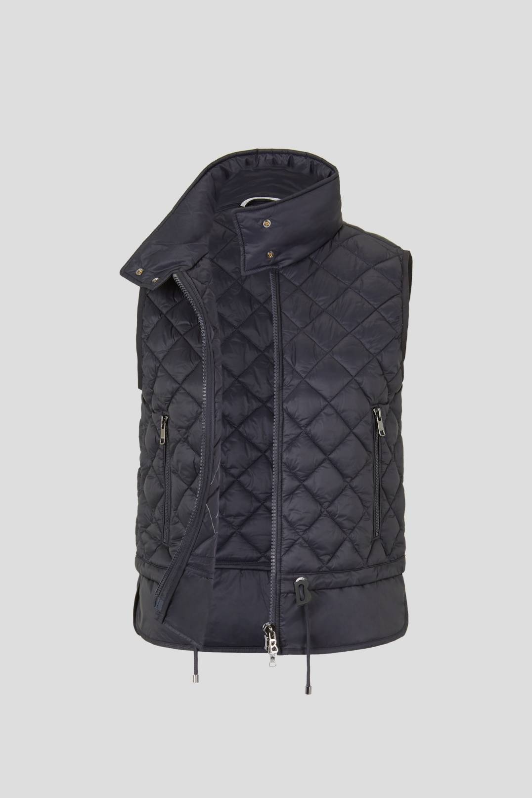 ELINA QUILTED VEST IN NAVY BLUE - 6