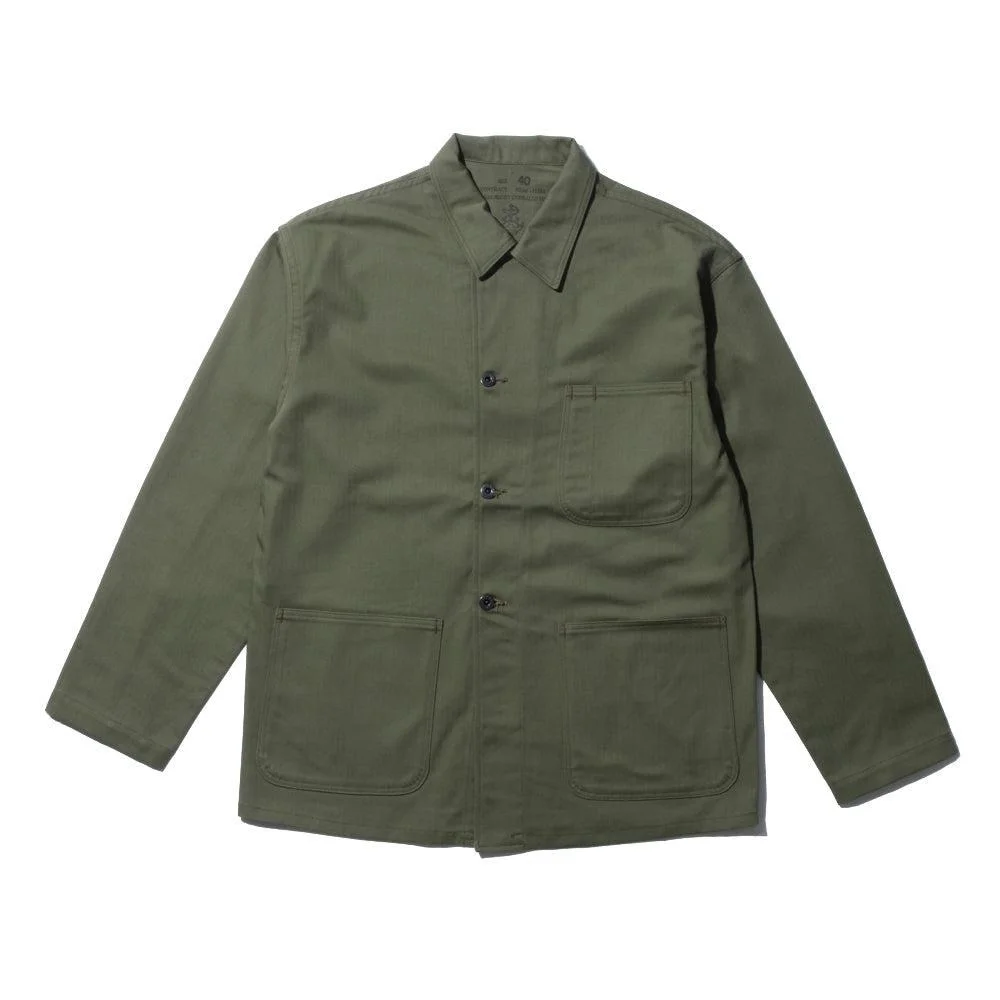 The Real McCoy's N-3 Utility Jacket (Model 220) Olive - 1