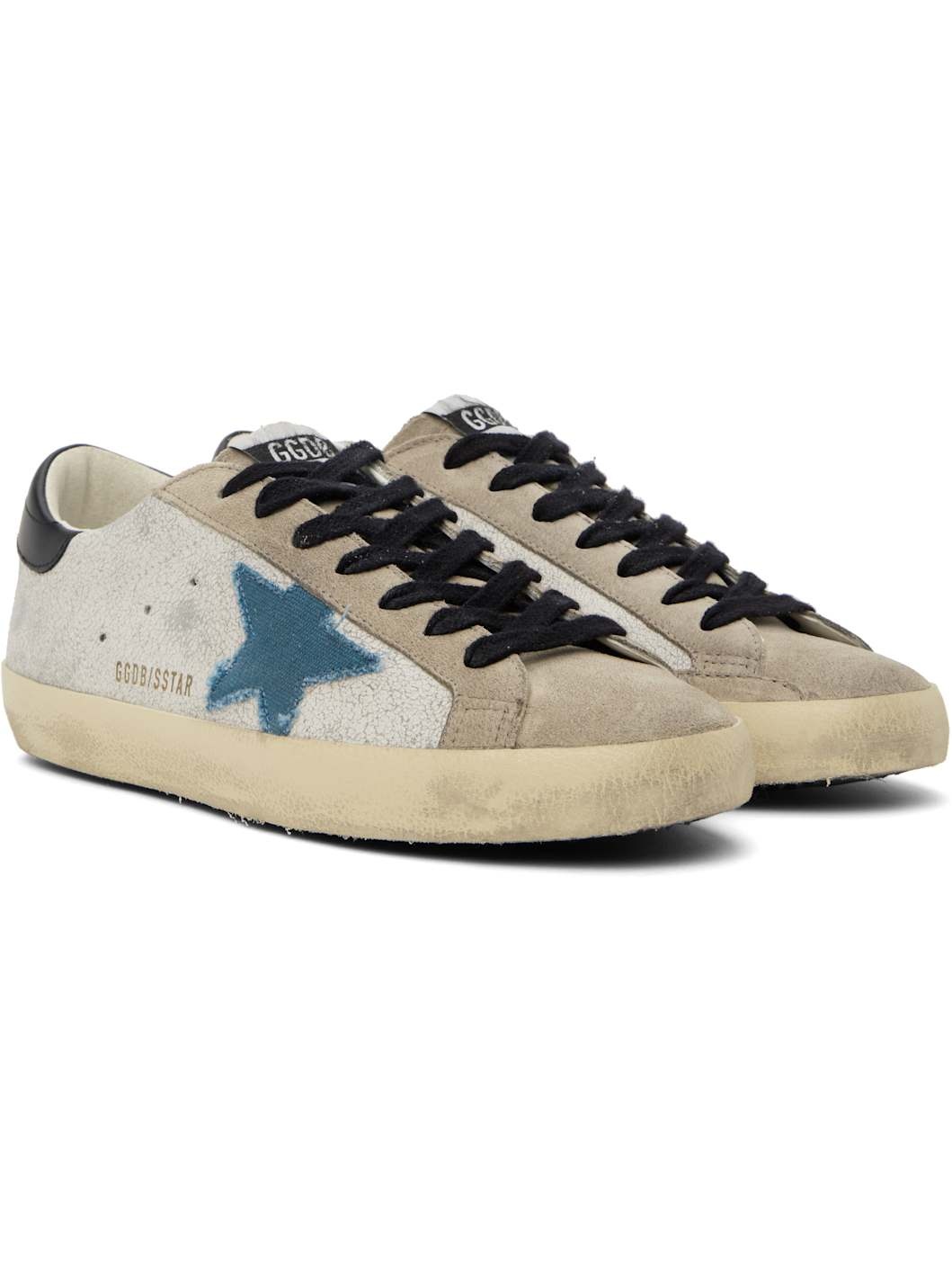 Taupe & Gray Super-Star Classic Sneakers - 4