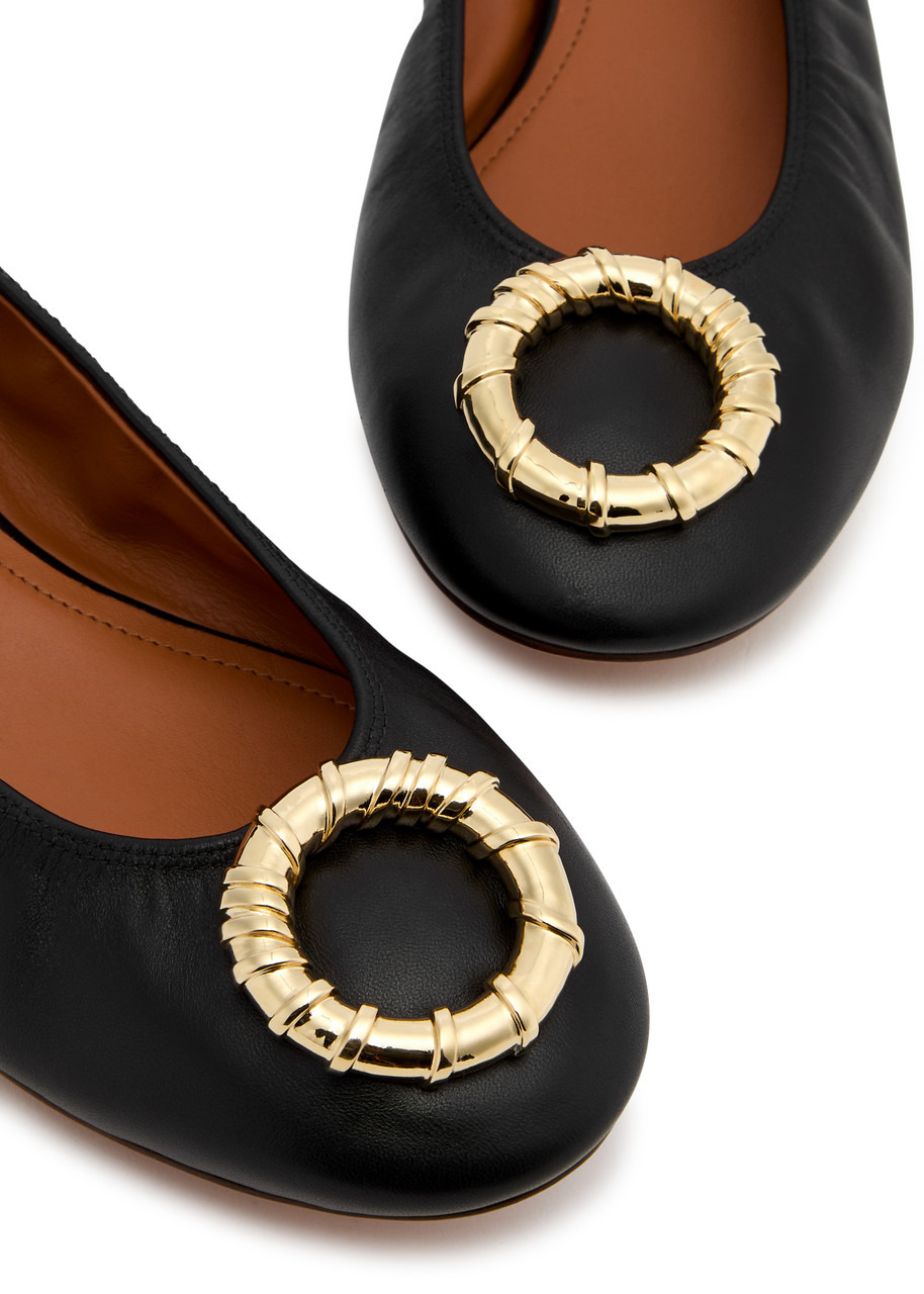 Mélodie embellished leather ballet flats - 3