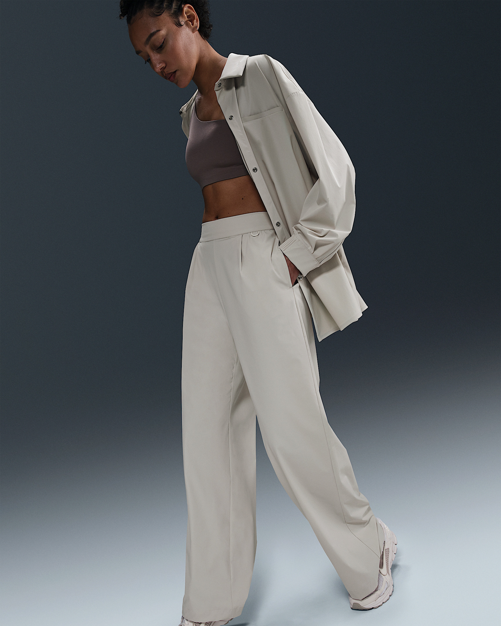 Nike 24.7 PerfectStretch Women's Dri-FIT High-Waisted Loose Wide-Leg Pants - 5
