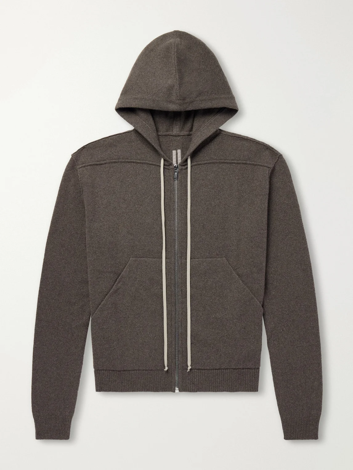Cashmere and Wool-Blend Zip-Up Hoodie - 1
