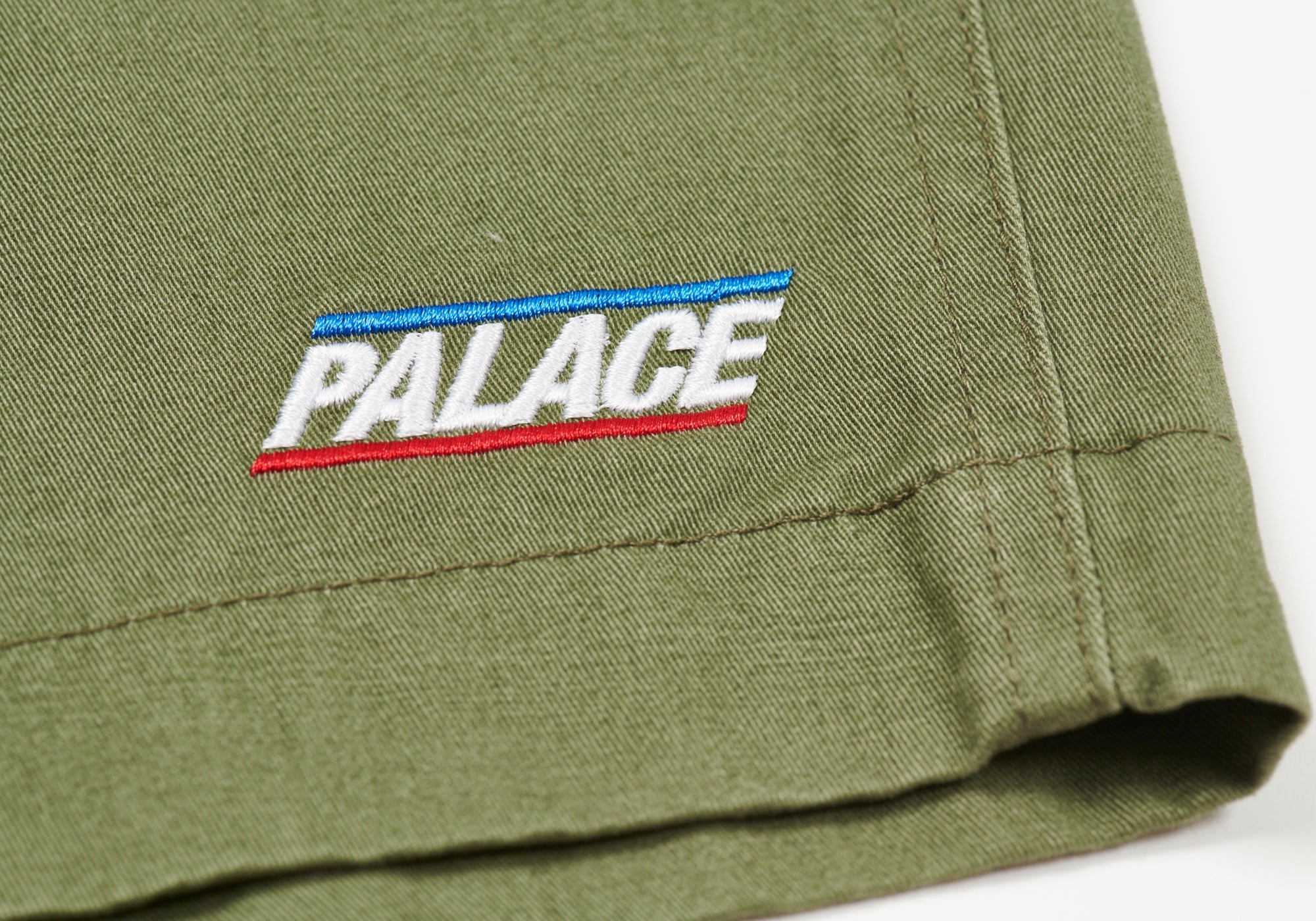 BASICALLY A WASHED COTTON SHORT OLIVE - 3