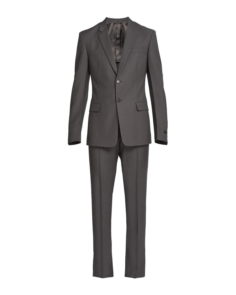 Light mohair single-breasted suit 1
