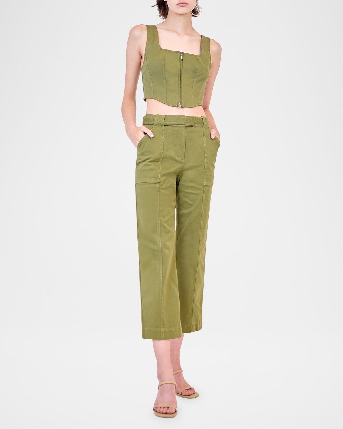 Liza Cropped Utility Pants - 5