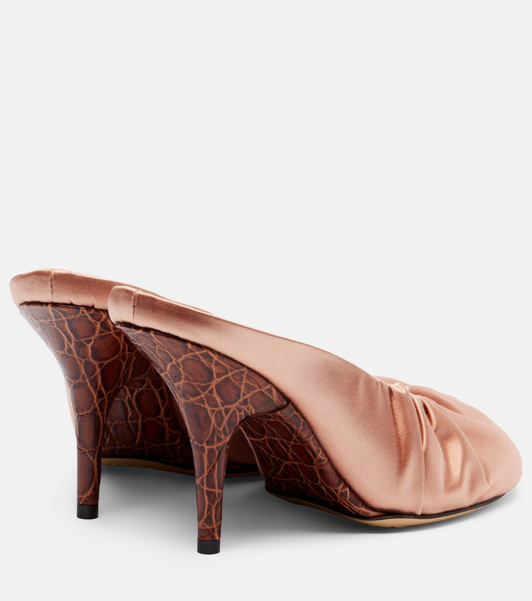 90 satin mules - 2
