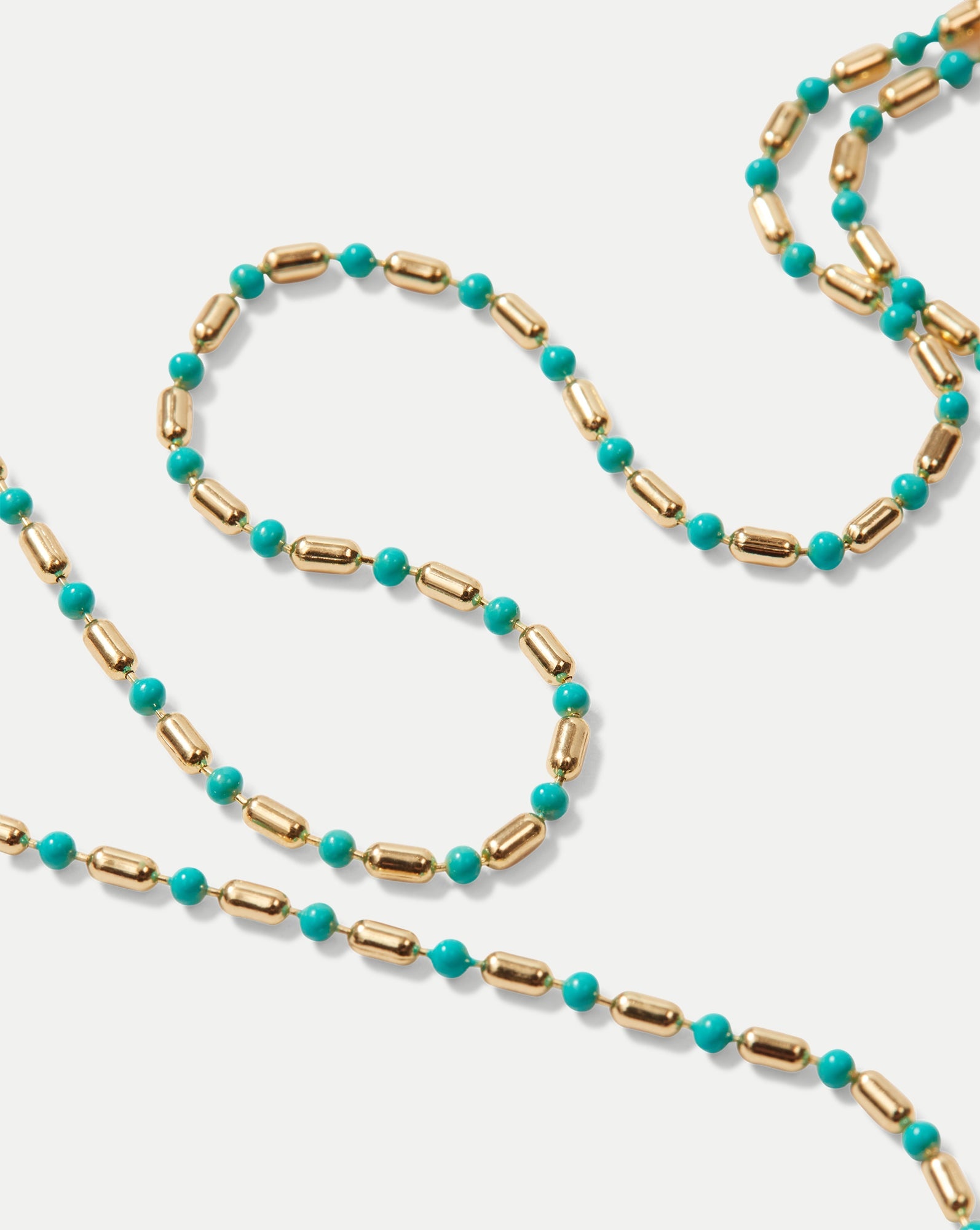 ENAMEL BEAD CHAIN NECKLACE - 3
