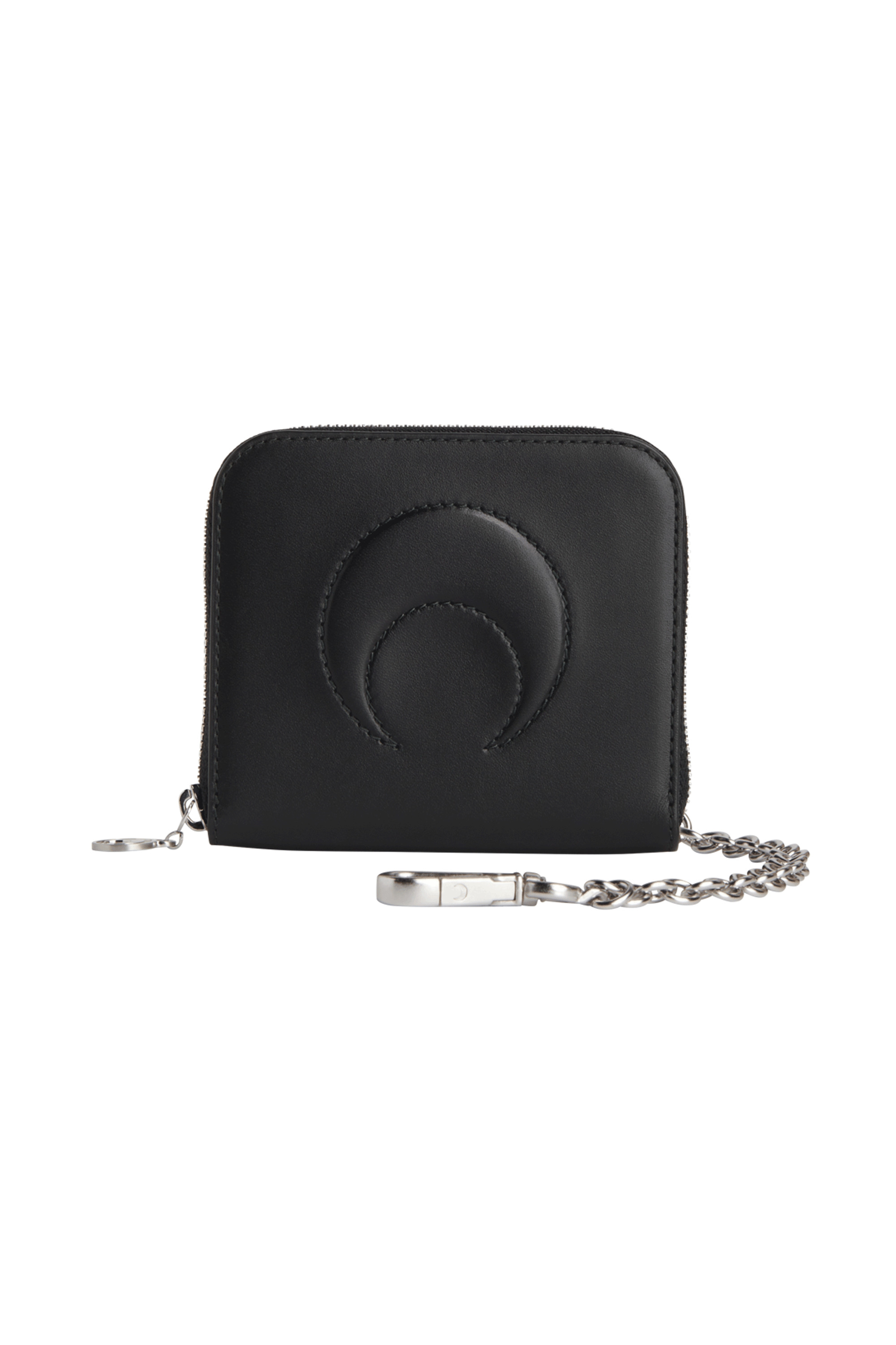 Marine Serre Moon Embossed Leather Wallet | REVERSIBLE