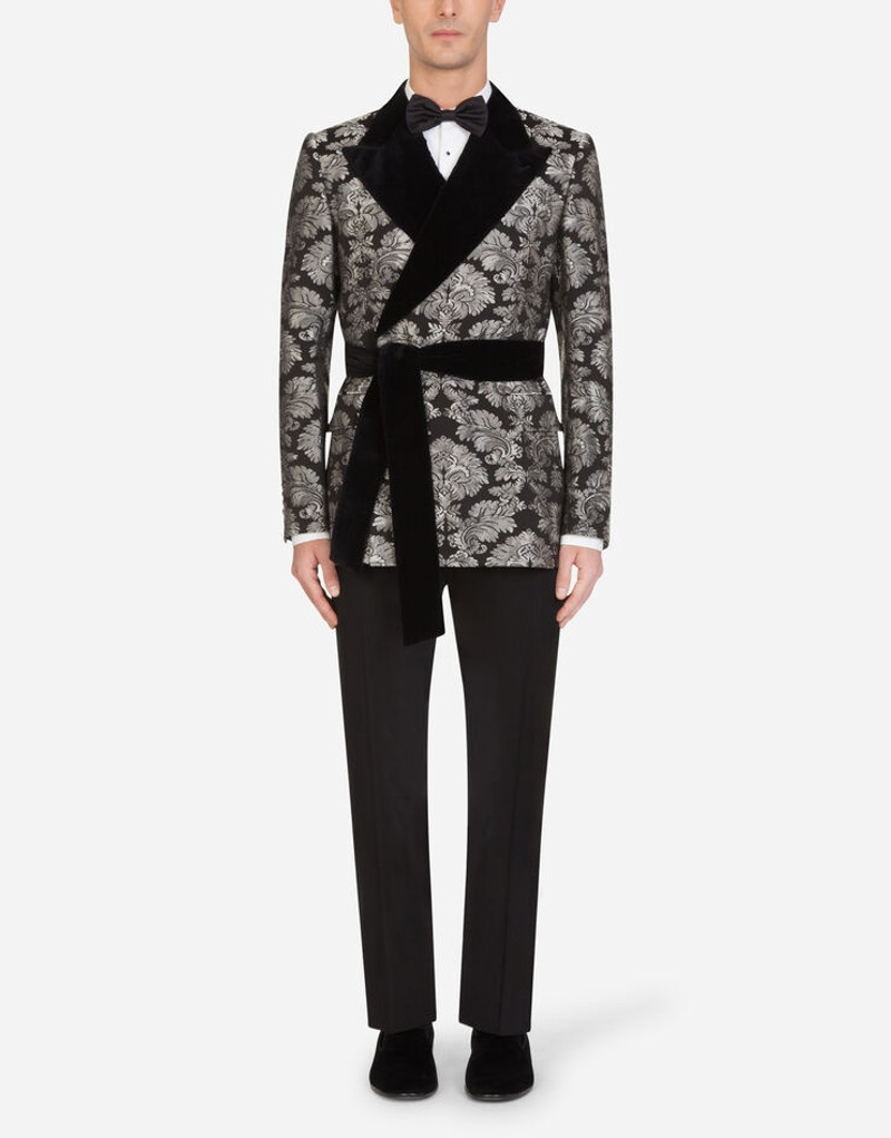 Jacquard Martini-fit tuxedo 재킷 8