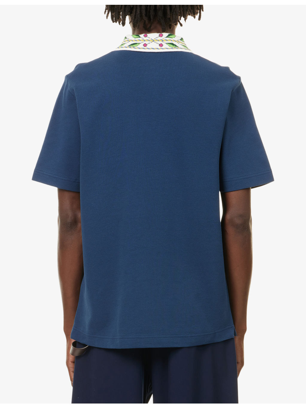 Laurel Logo-Patch Cotton-Pique Polo Shirt - 4