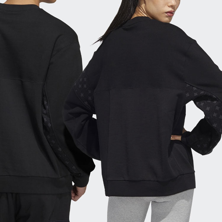 adidas originals CNY Limited Pattern Printing Sports Round Neck Pullover Black HC0565 - 6