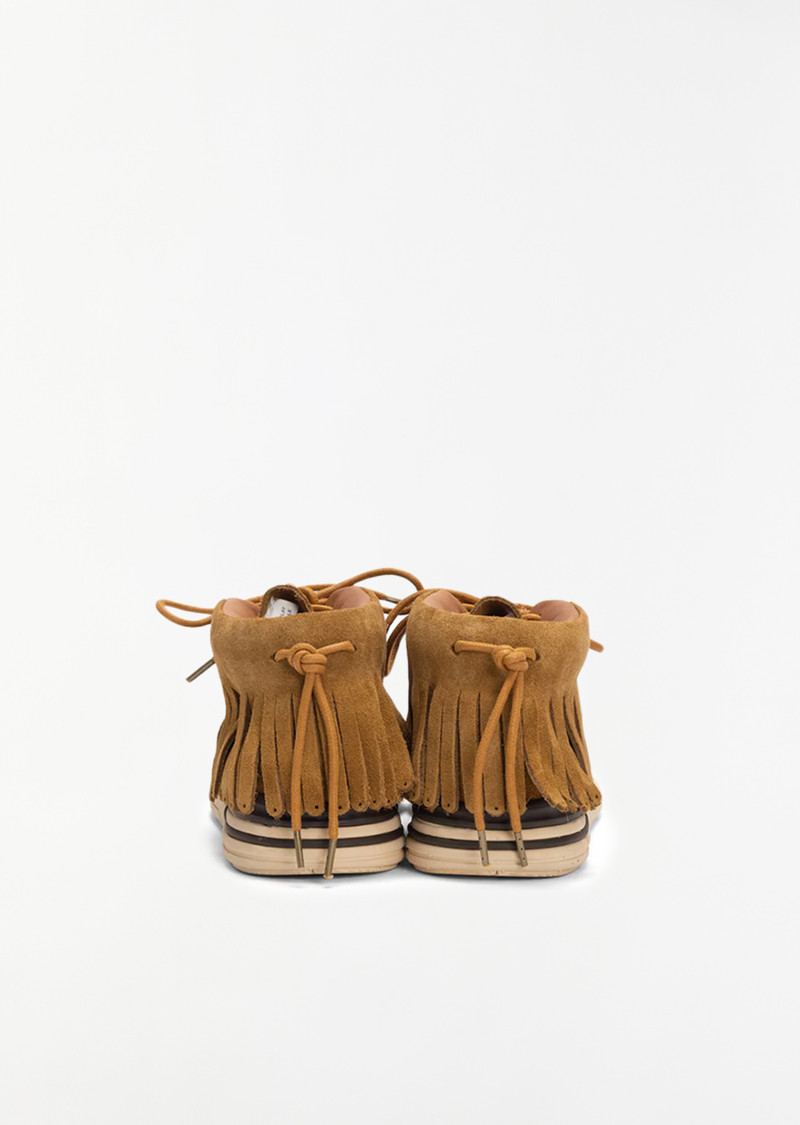 visvim Suede Lace-Up Boots — Light Brown outlook