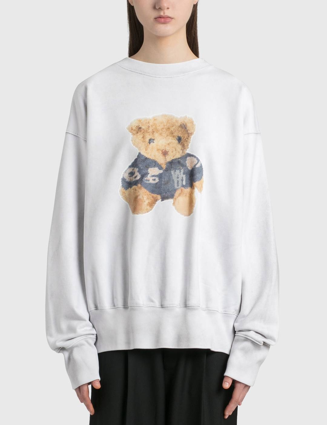 Denim Jacket Teddy Sweatshirt - 1