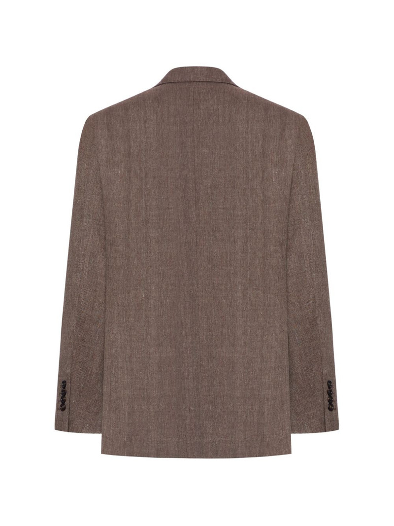 Brunello Cucinelli double-breasted blazer outlook