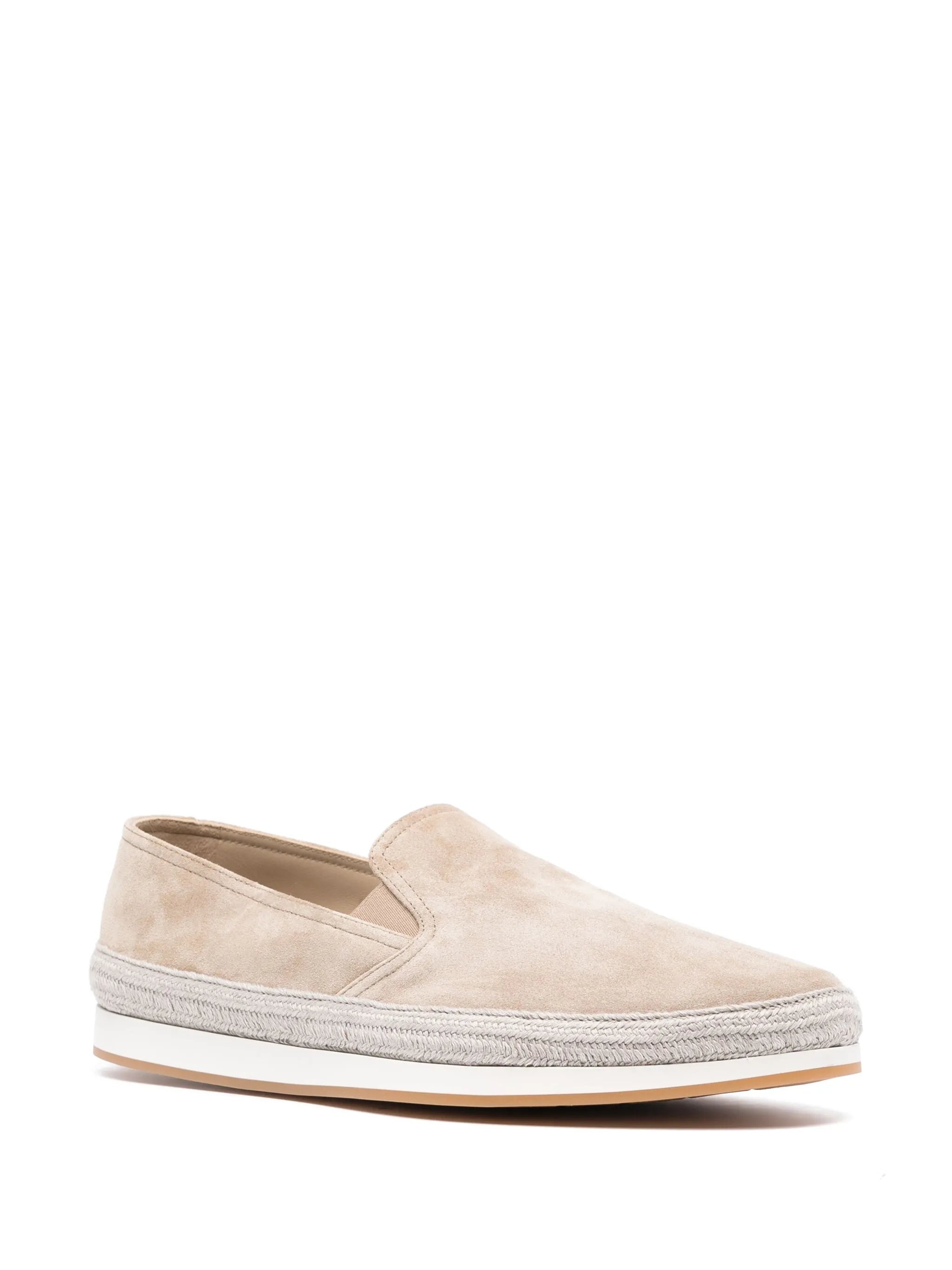 Suede Slip-on Espadrilles - 2