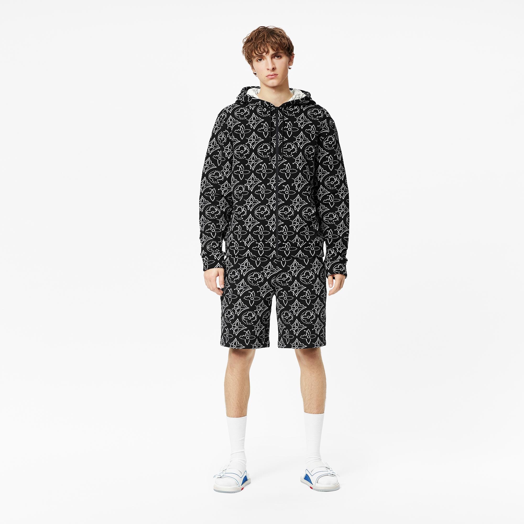 LVxNBA Strategic Flowers Quilted Hoodie - 2