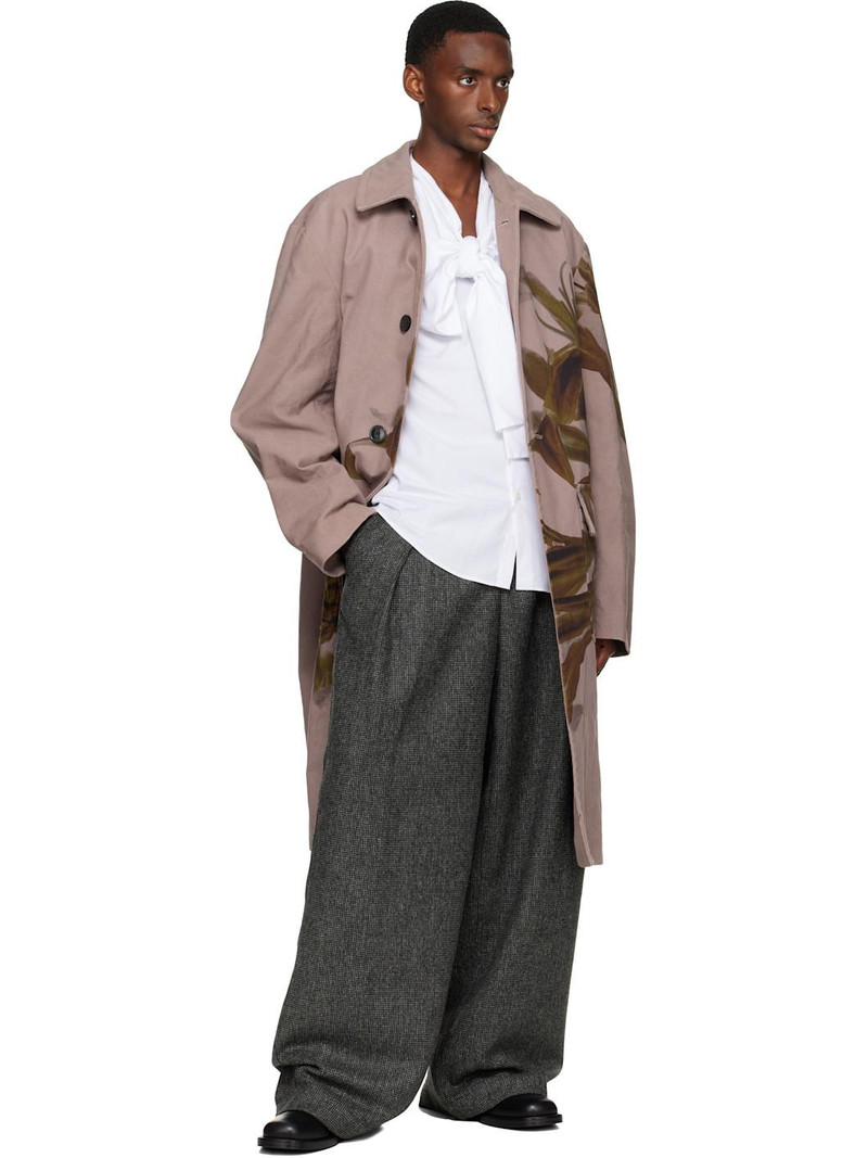 Dries Van Noten Gray Tweed Trousers outlook