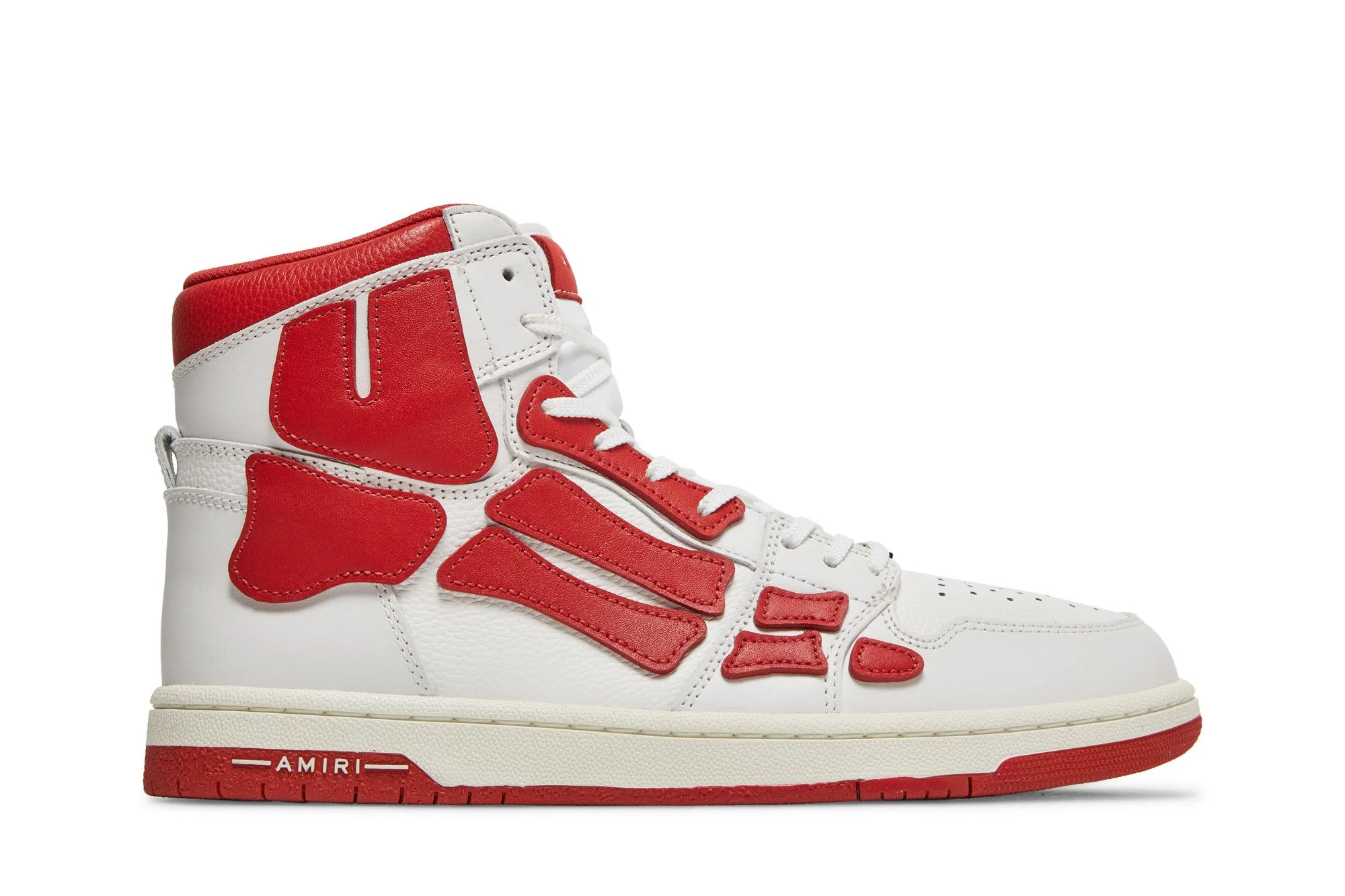 Amiri Skel Top High 'White Red' - 1