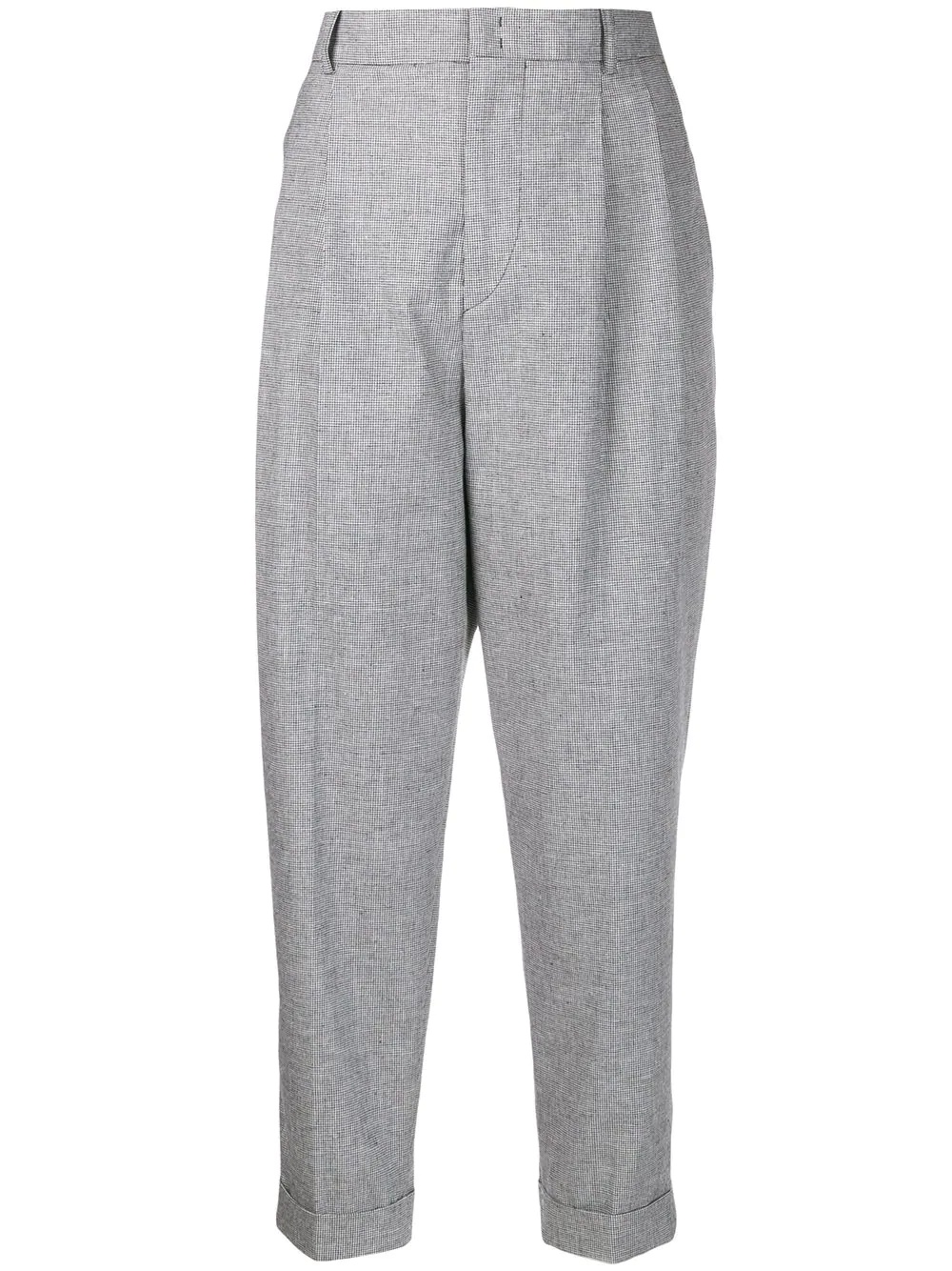 tapered high rise trousers - 1