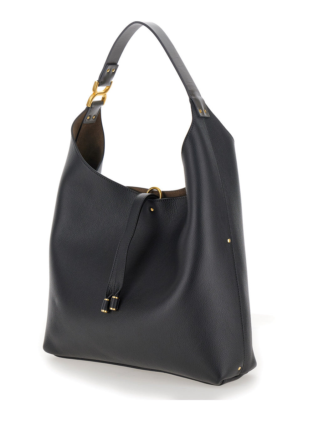 Chloé Women 'Marcie' Black Shopper In Grainy Leather Woman - 2