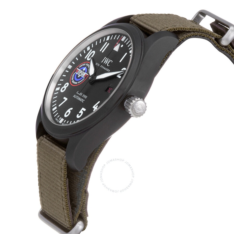 IWC Pilots Mark XVIII Top Gun SFTI Automatic Black Dial Men's Watch IW324712 - 2