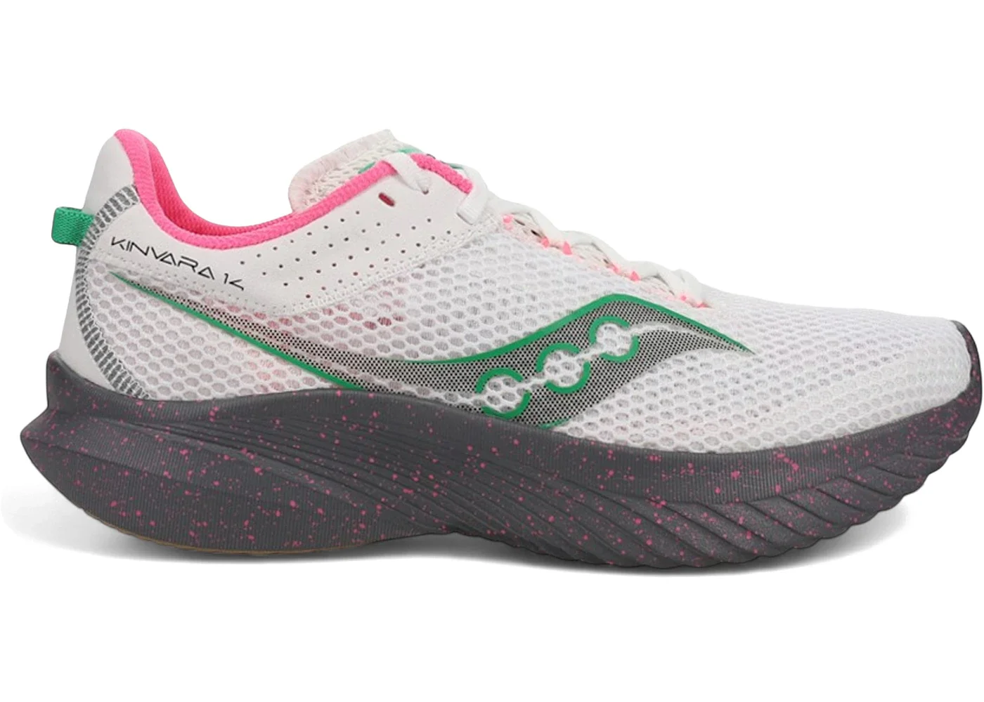Saucony Kinvara 14 White Sprig Gravel (Women's) - 1
