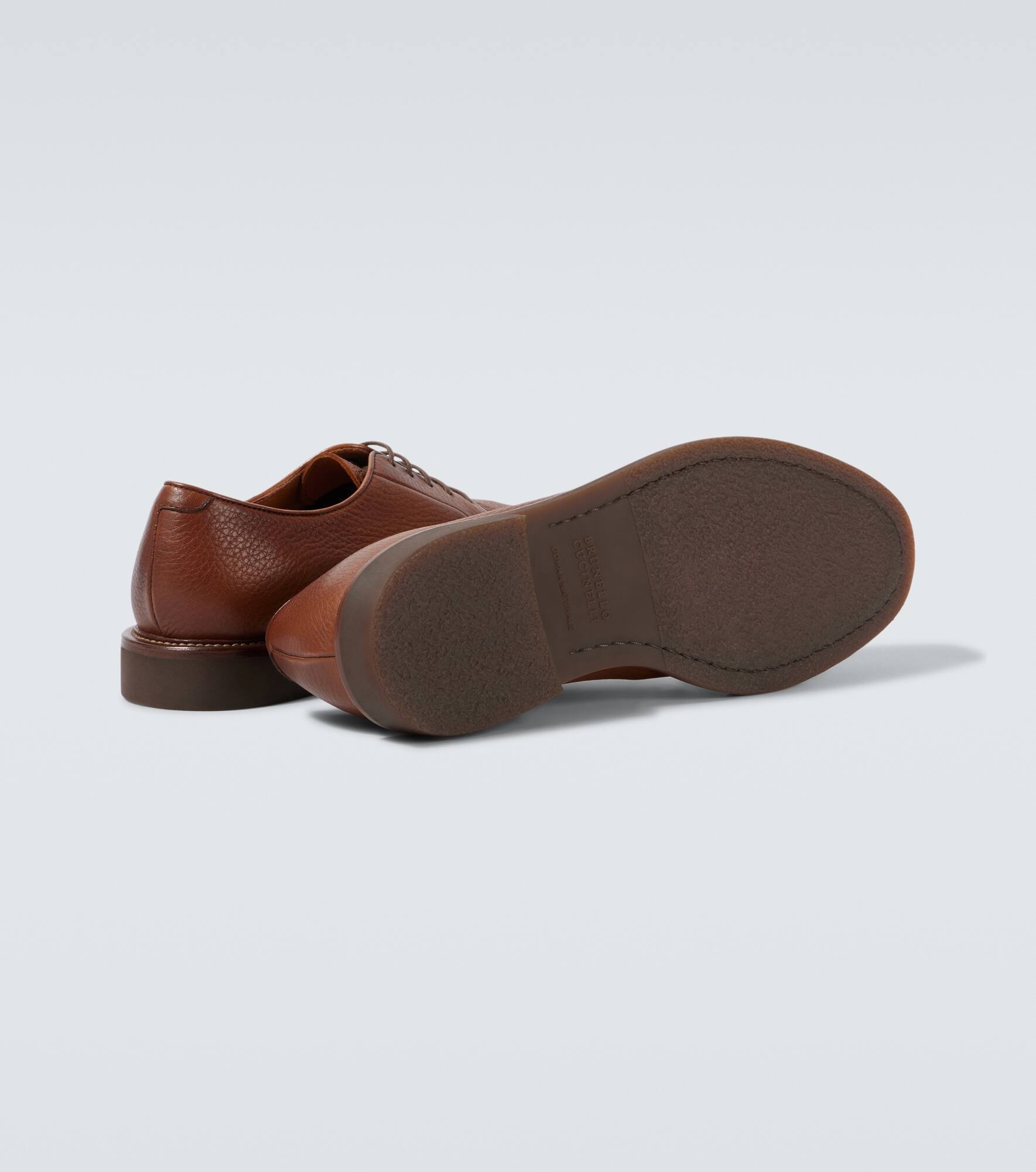 Leather derby shoes - 7