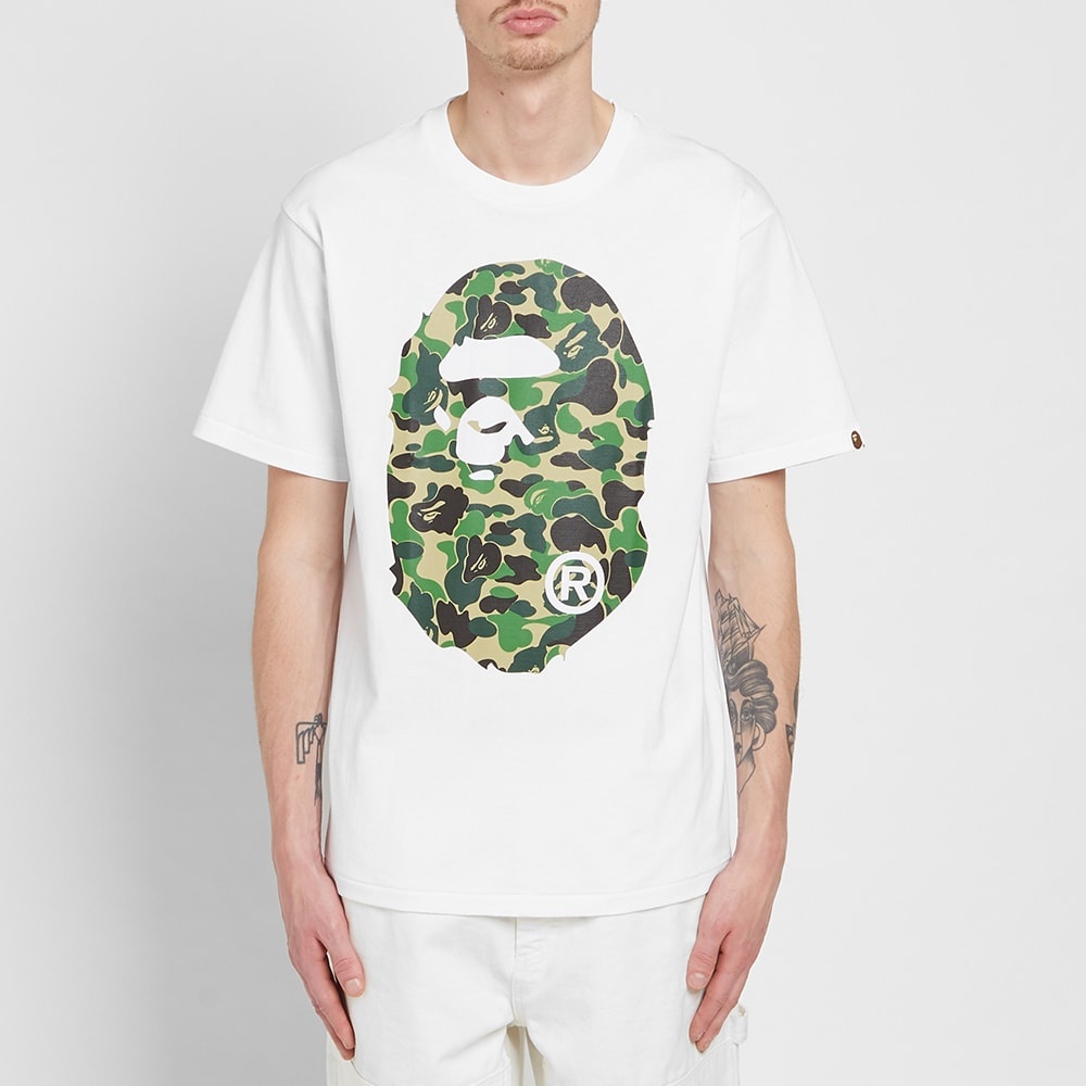 A Bathing Ape ABC Camo Big Ape Head Tee - 4