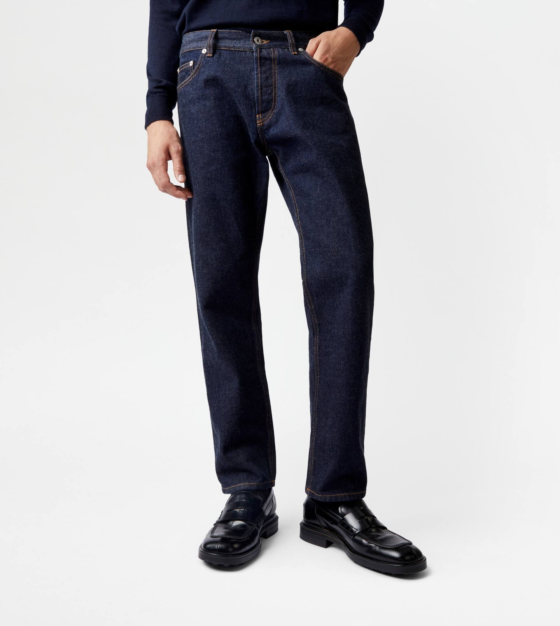 TOD'S 5 POCKET JEANS - BLUE - 7