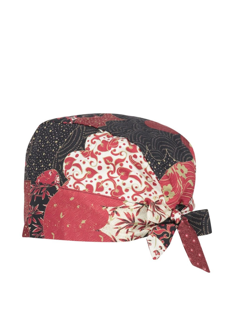 EMPORIO ARMANI bandana-print sun hat outlook