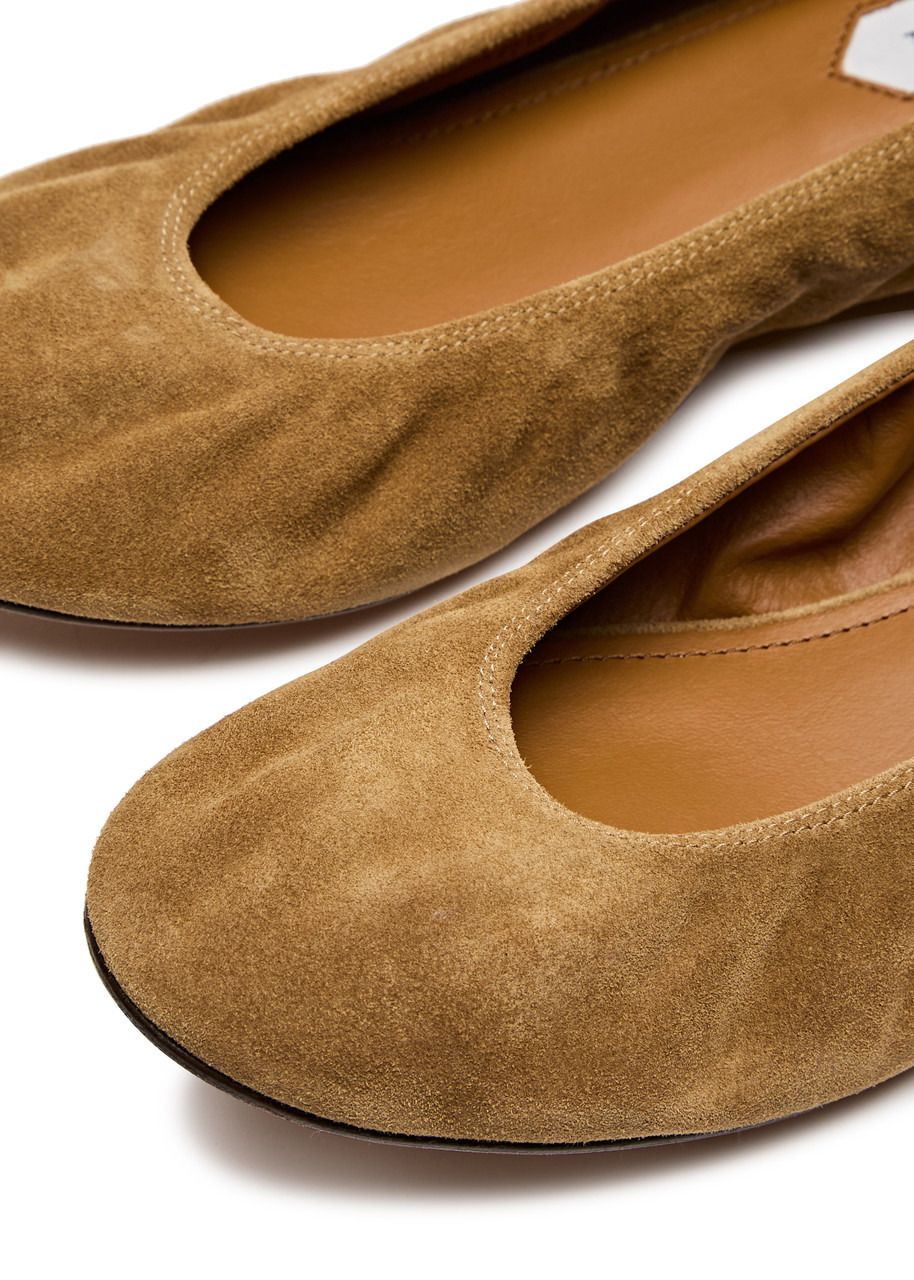 Suede ballet flats - 4
