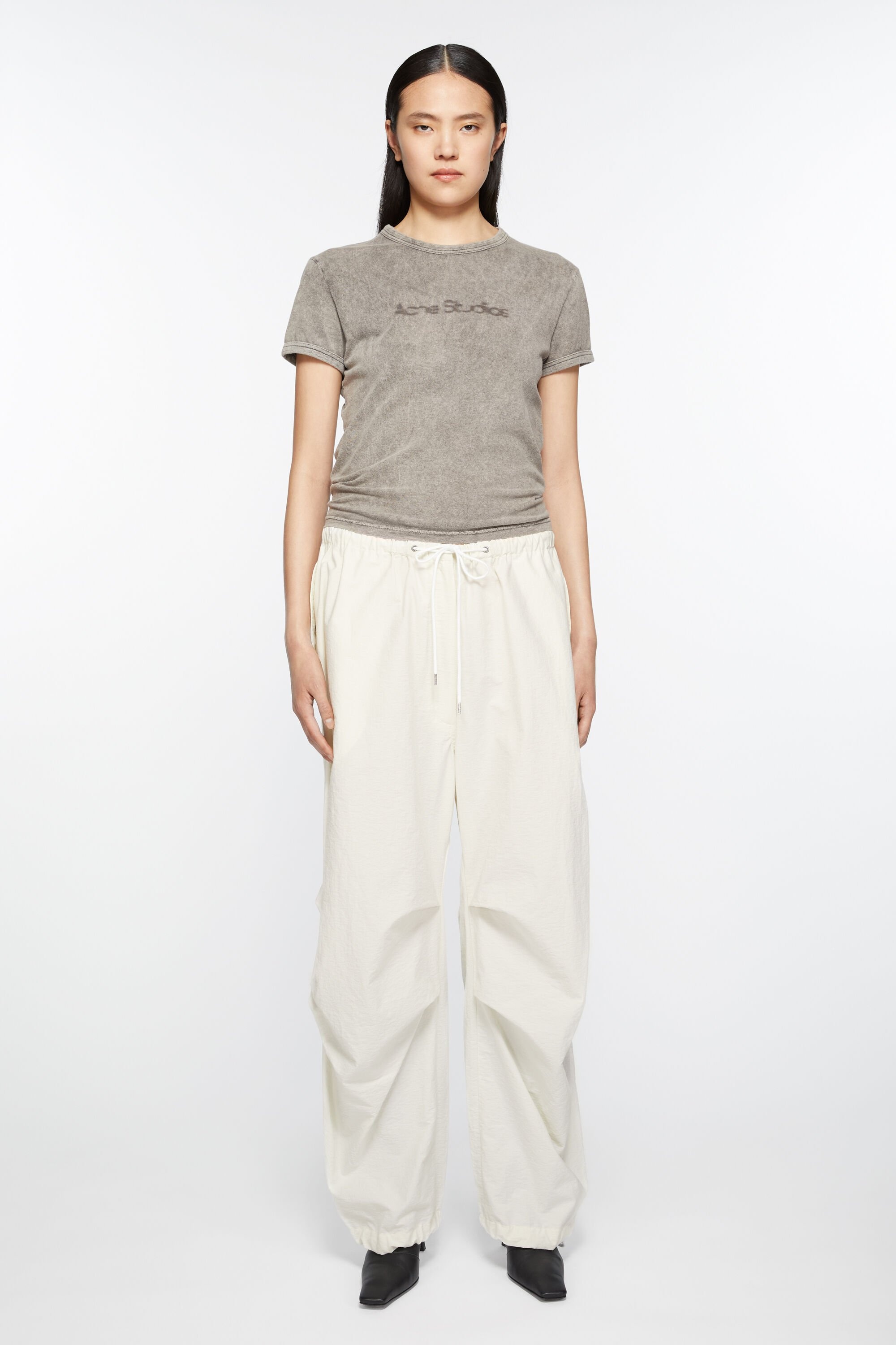 Relaxed fit trousers - White - 2