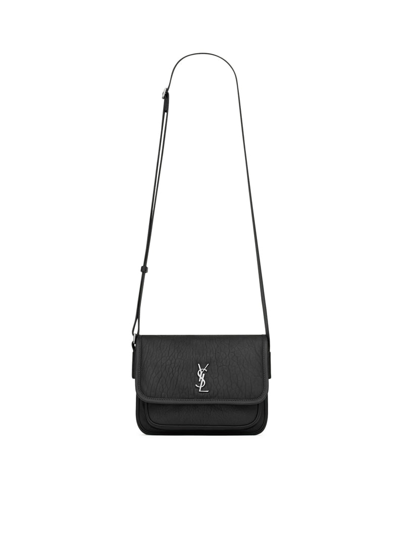 Saint Laurent Men Niki Small Messenger In Hammered Lambskin - 1