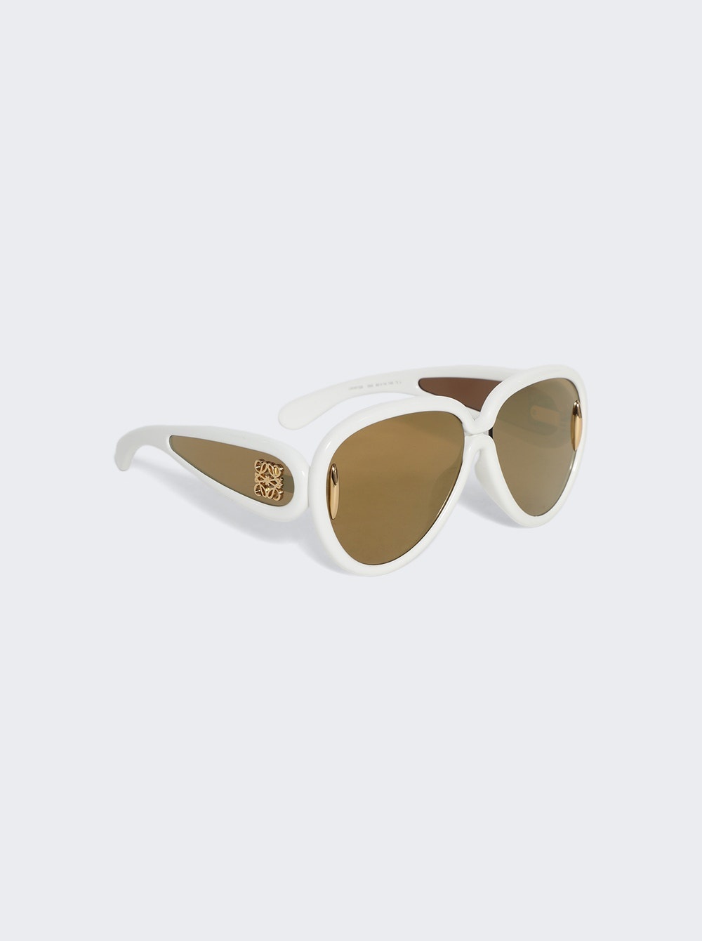 Pilot Mask Sunglasses White - 2