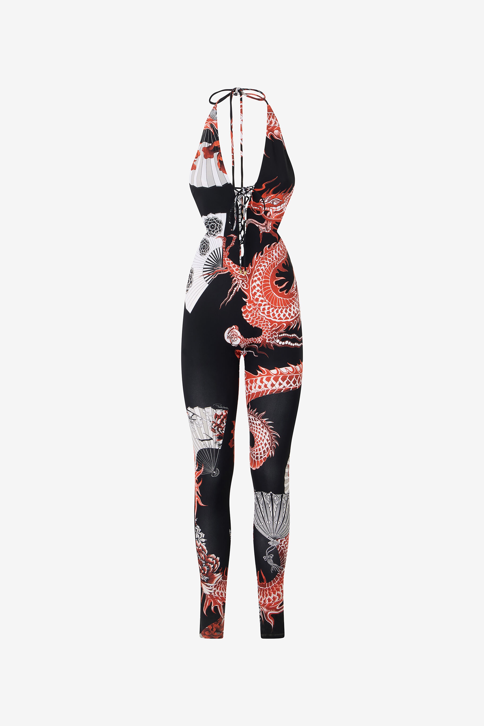 Jumpsuit With All-Over Dragon - 1
