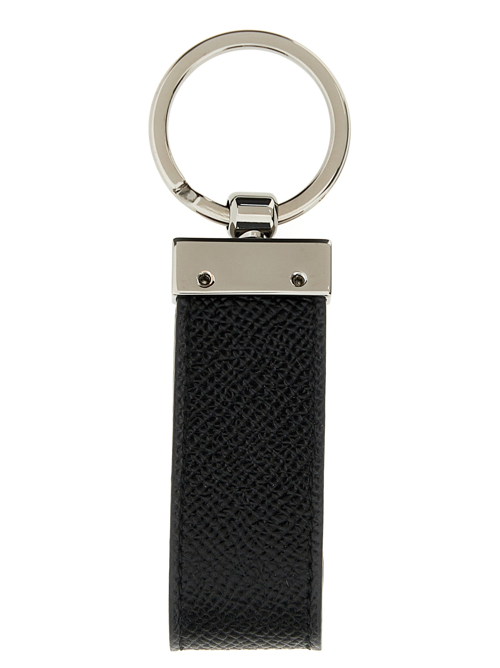 Logo Plaque Keyring Black - 2