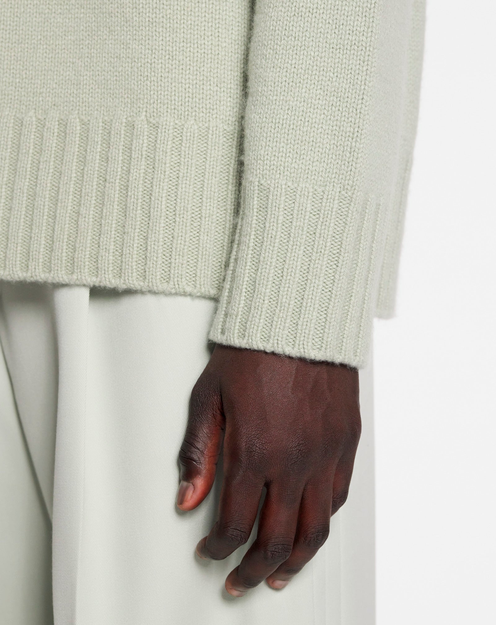 CREWNECK JUMPER IN CASHMERE - 5