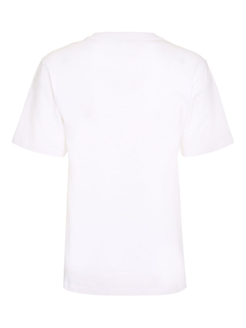 rabanne logo-detail crew-neck T-shirt outlook