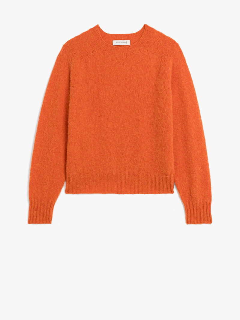 KENNEDI ORANGE WOOL CREWNECK SWEATER 1
