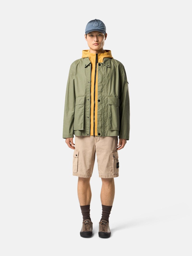 Stone Island L100019 BRUSHED ORGANIC COTTON CANVAS 'OLD' EFFECT outlook
