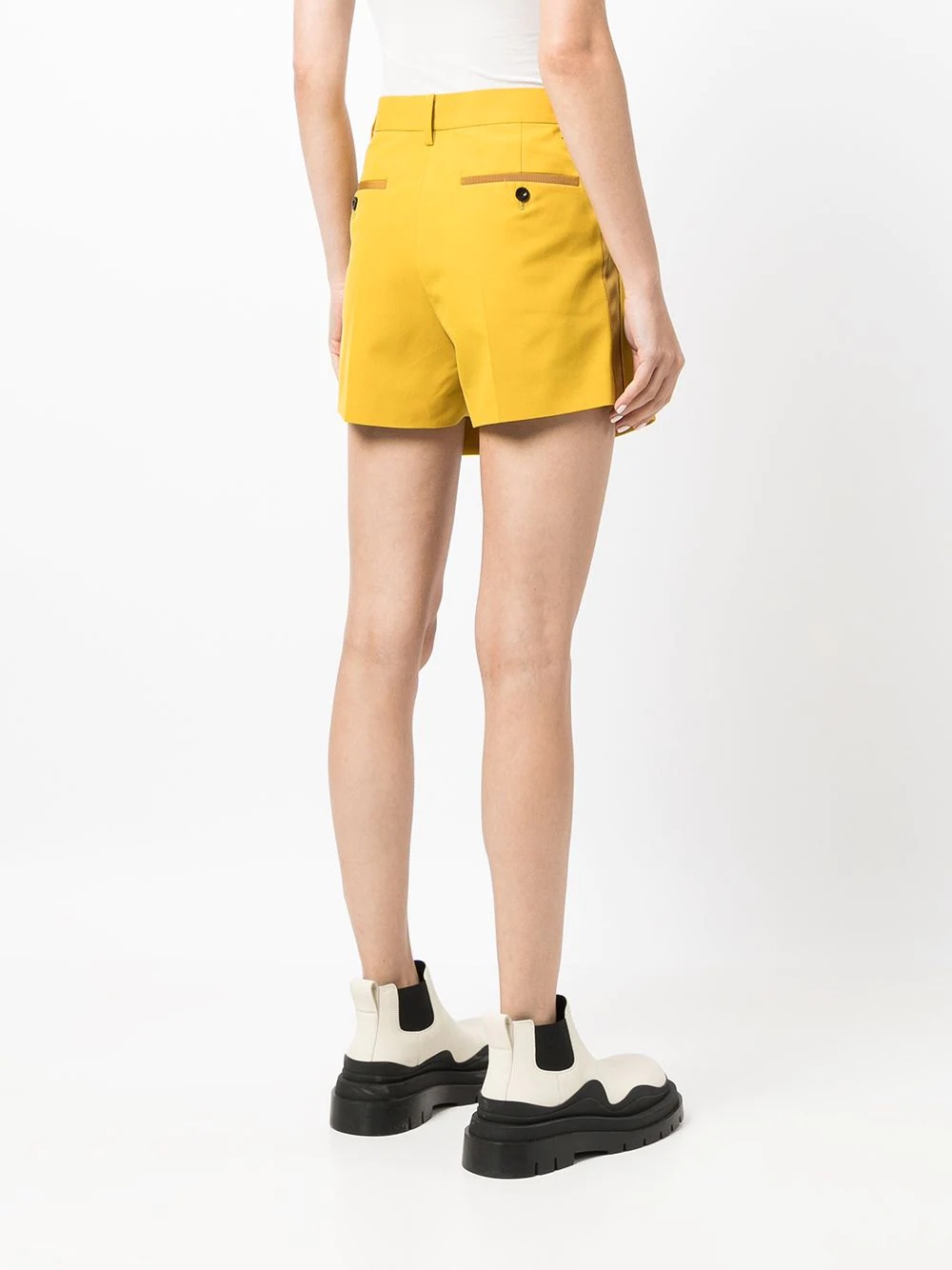 wrap-front tailored skort - 4