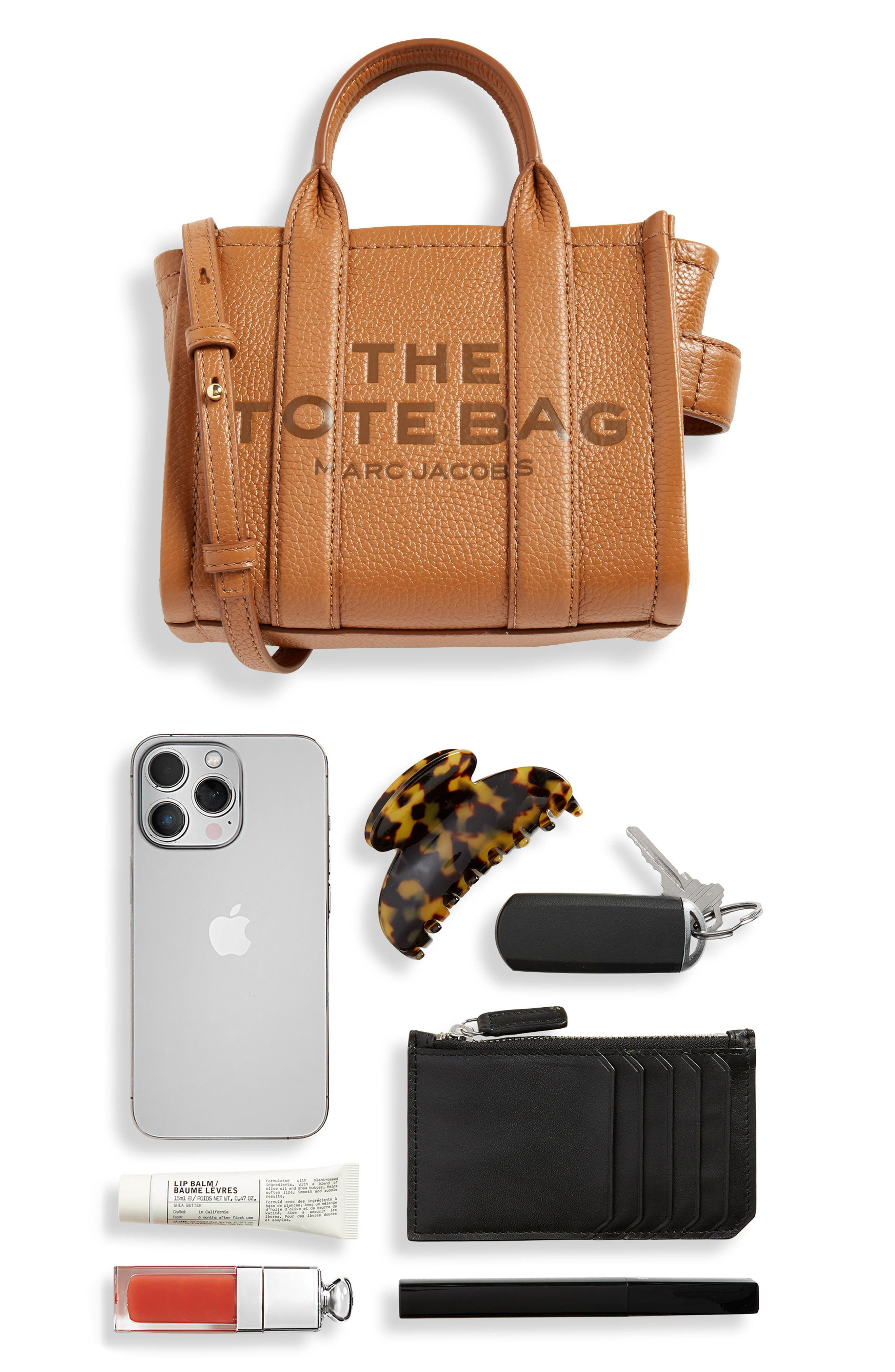 Marc Jacobs The Leather Crossbody Tote Bag in Argan Oil at Nordstrom - 4