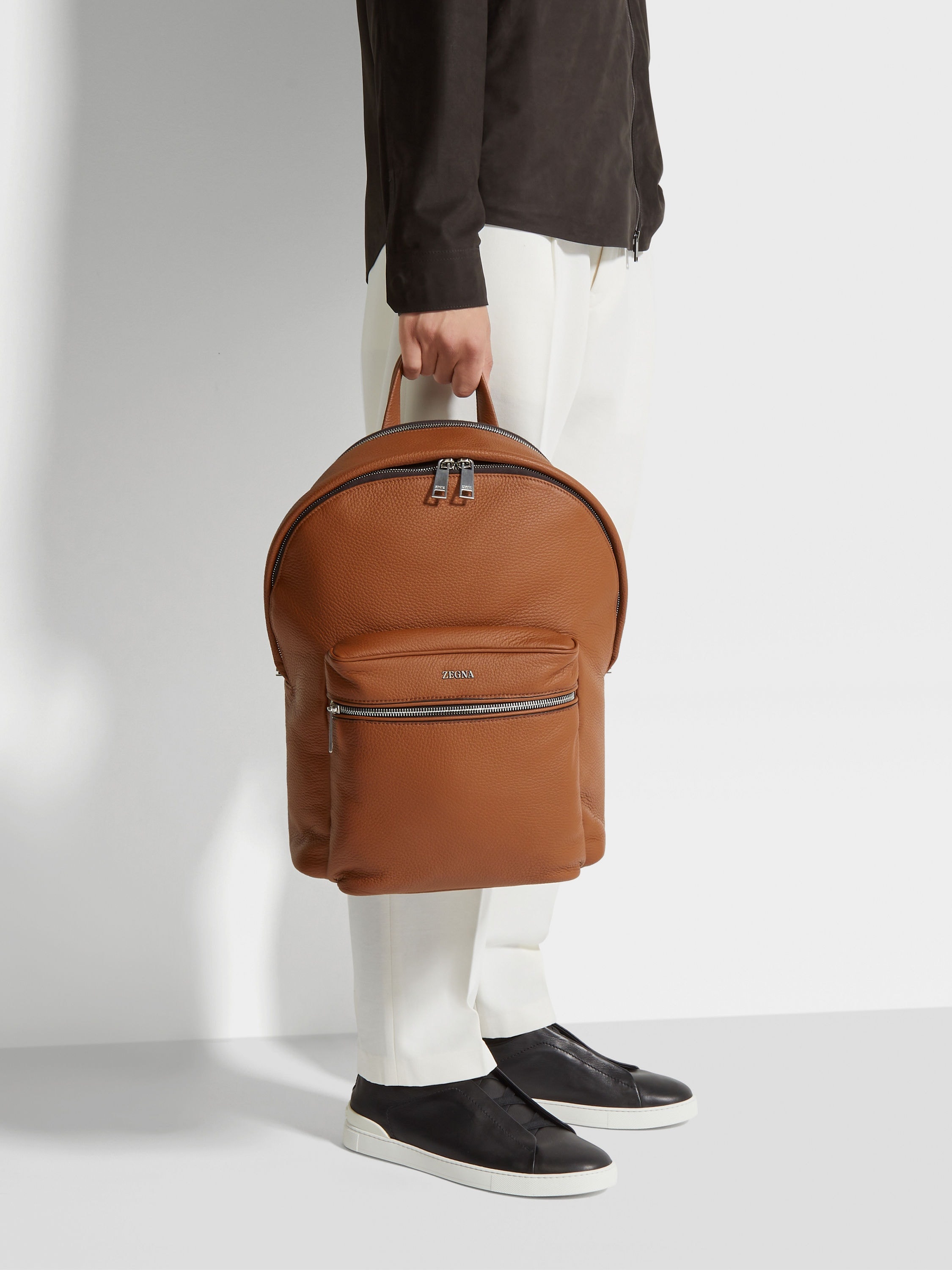 FOLIAGE DEERSKIN HOODIE BACKPACK - 2