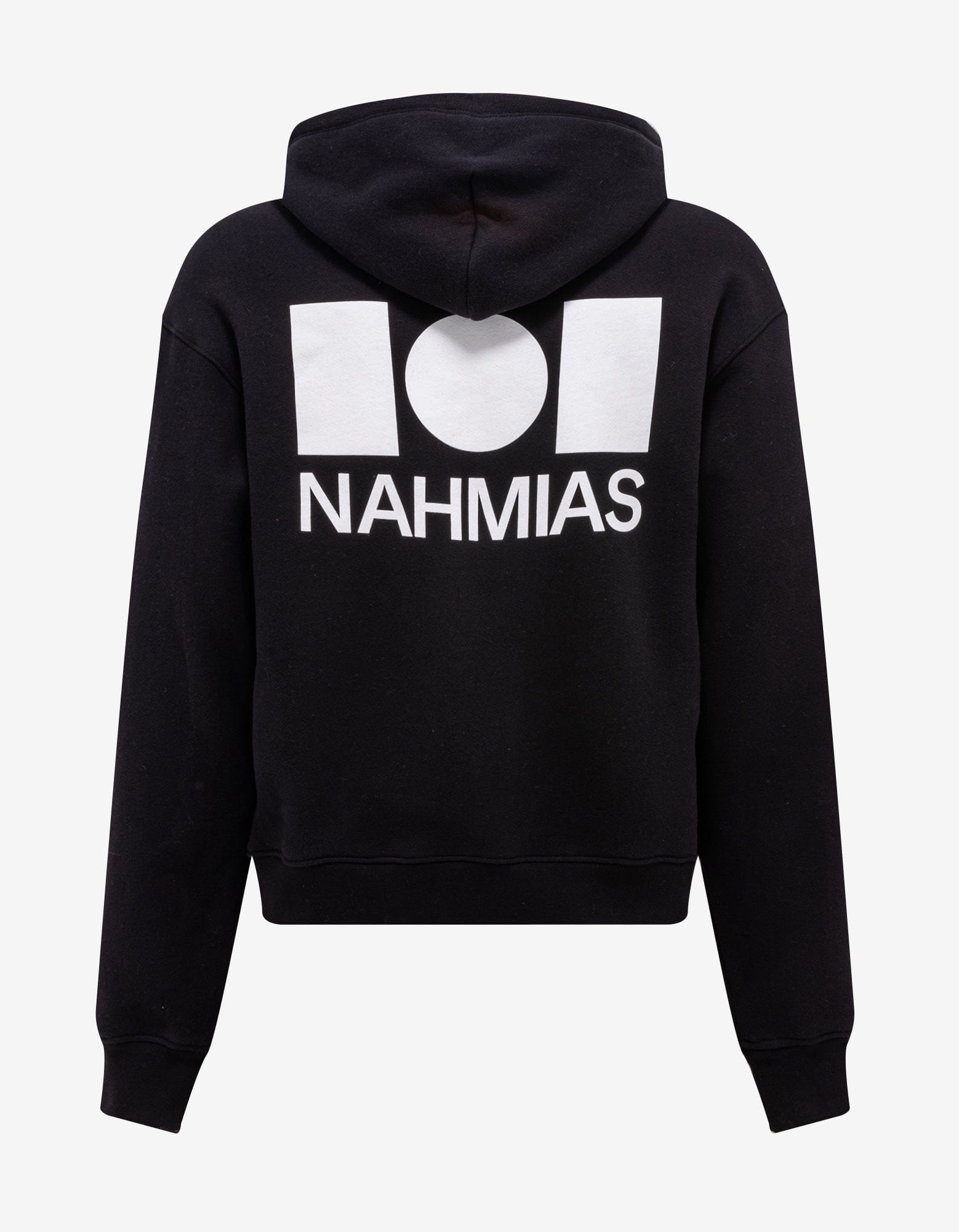 Nahmias Black Logo Zip-Up Hoodie - 2
