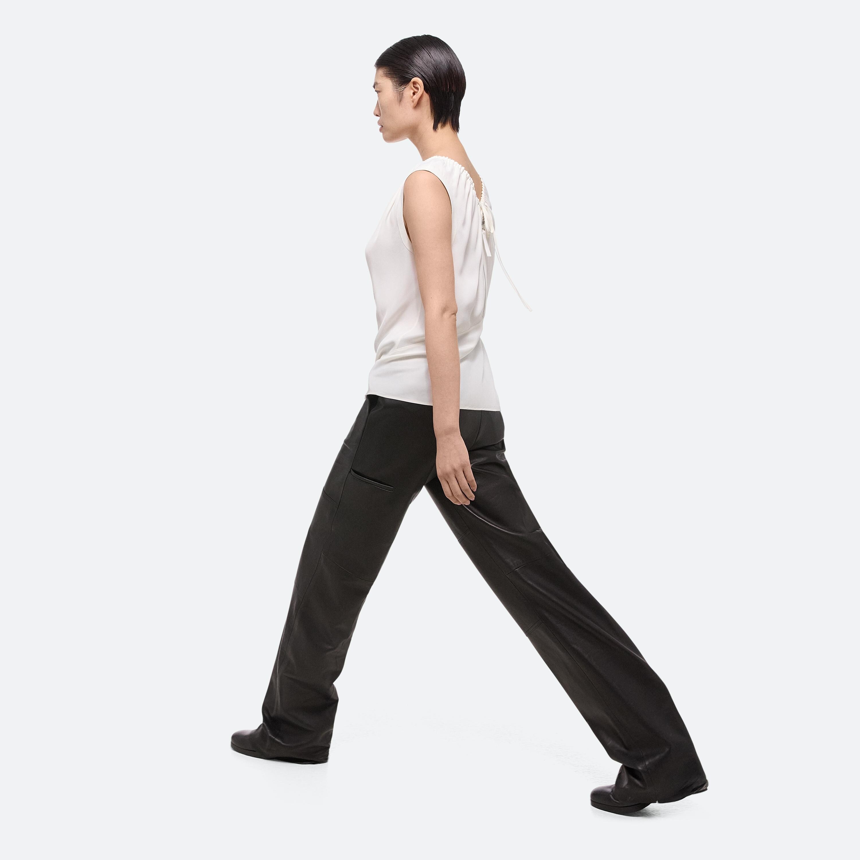 DRAWSTRING SLEEVELESS TOP - 7